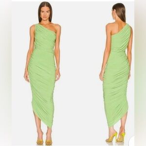 Norman Kamali Gemini Green Diana Gown 
NWT 
XXS (32)